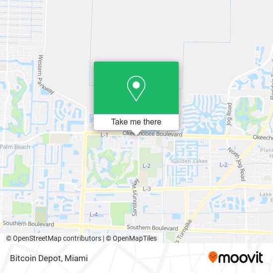 Mapa de Bitcoin Depot