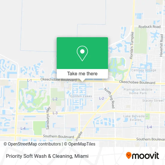 Priority Soft Wash & Cleaning map