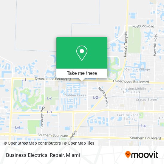 Mapa de Business Electrical Repair