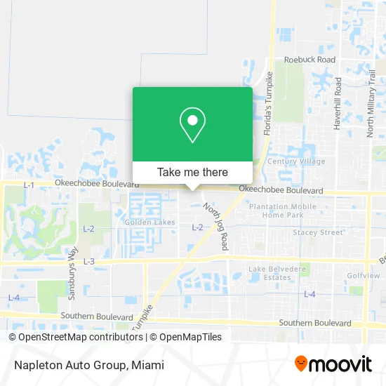 Napleton Auto Group map