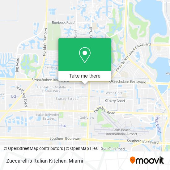 Zuccarelli's Italian Kitchen map