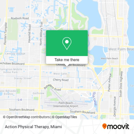 Mapa de Action Physical Therapy