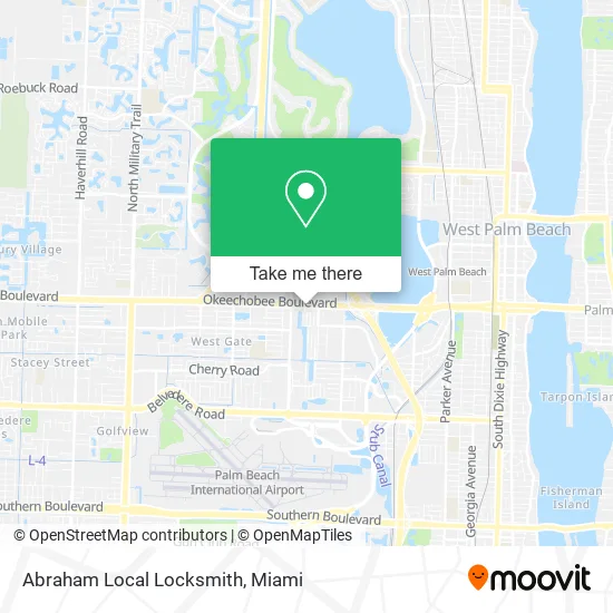 Abraham Local Locksmith map