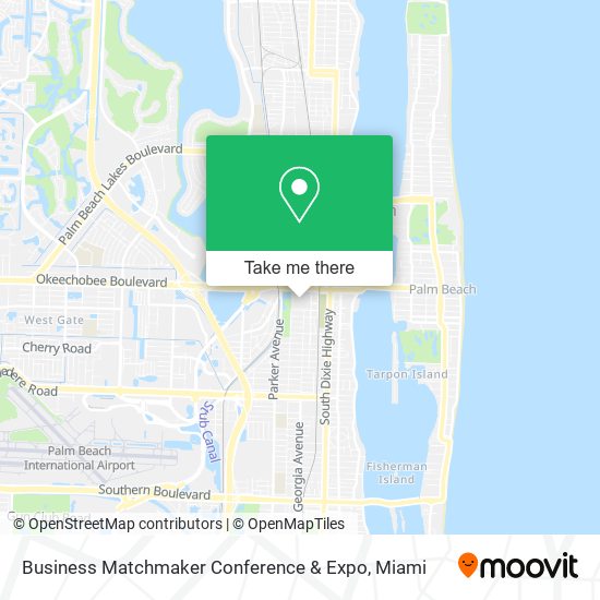 Mapa de Business Matchmaker Conference & Expo