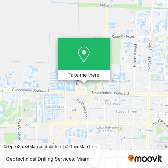 Geotechnical Drilling Services map