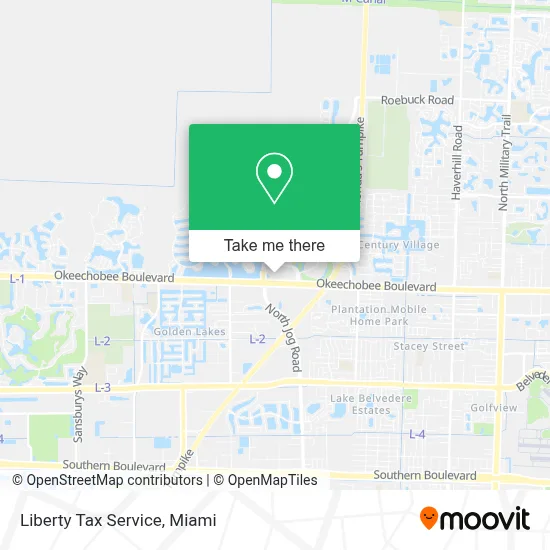 Liberty Tax Service map
