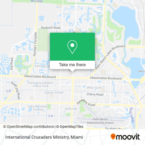 International Crusaders Ministry map