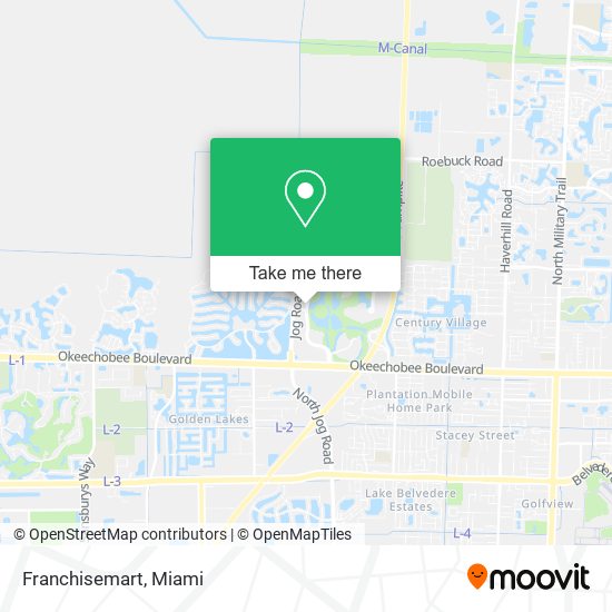 Mapa de Franchisemart