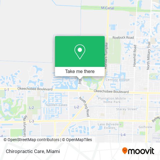 Chiropractic Care map