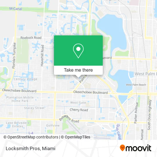 Locksmith Pros map