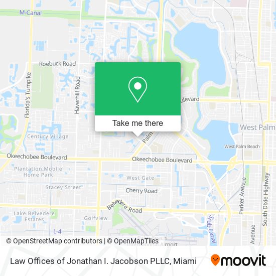 Mapa de Law Offices of Jonathan I. Jacobson PLLC