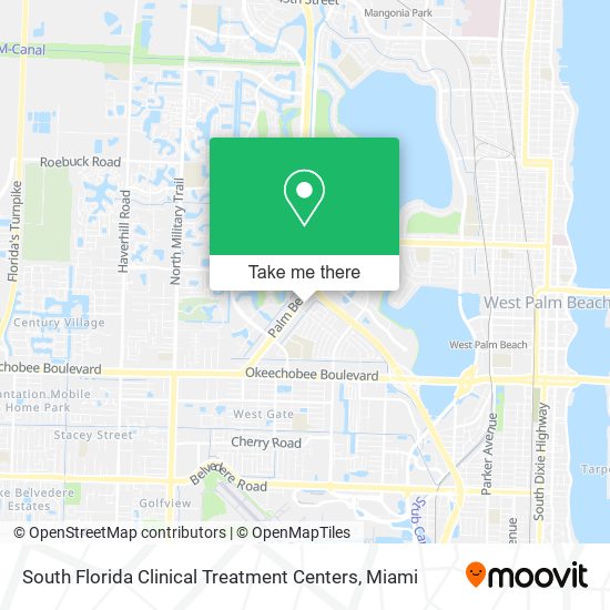 South Florida Clinical Treatment Centers map