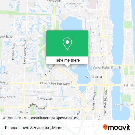 Mapa de Rescue Lawn Service Inc