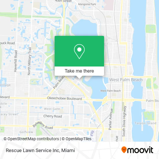 Rescue Lawn Service Inc map