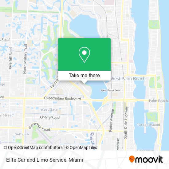 Elite Car and Limo Service map