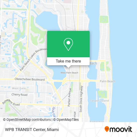 WPB TRANSIT Center map