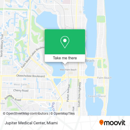 Jupiter Medical Center map