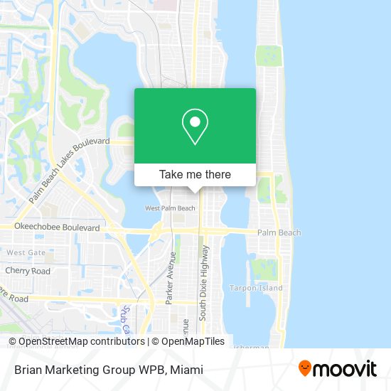 Mapa de Brian Marketing Group WPB