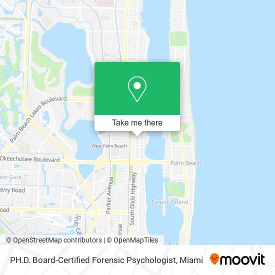 PH.D. Board-Certified Forensic Psychologist map