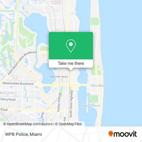 Mapa de WPB Police