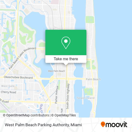 Mapa de West Palm Beach Parking Authority