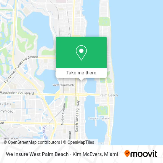 We Insure West Palm Beach - Kim McEvers map