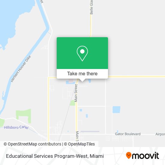 Educational Services Program-West map