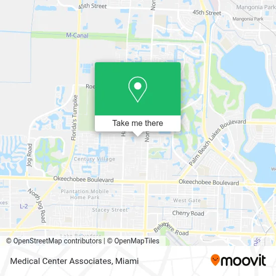 Medical Center Associates map
