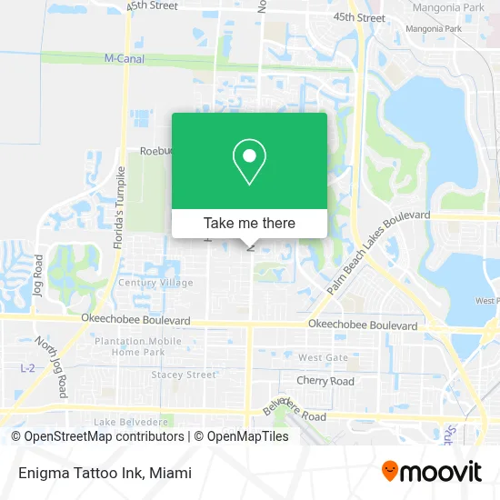 Enigma Tattoo Ink map