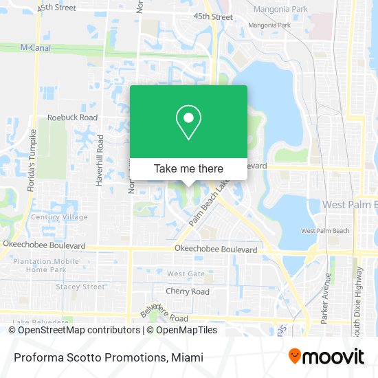 Mapa de Proforma Scotto Promotions