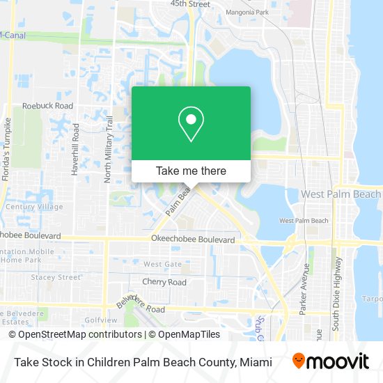 Take Stock in Children Palm Beach County map