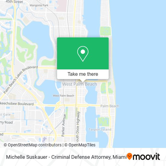 Mapa de Michelle Suskauer - Criminal Defense Attorney