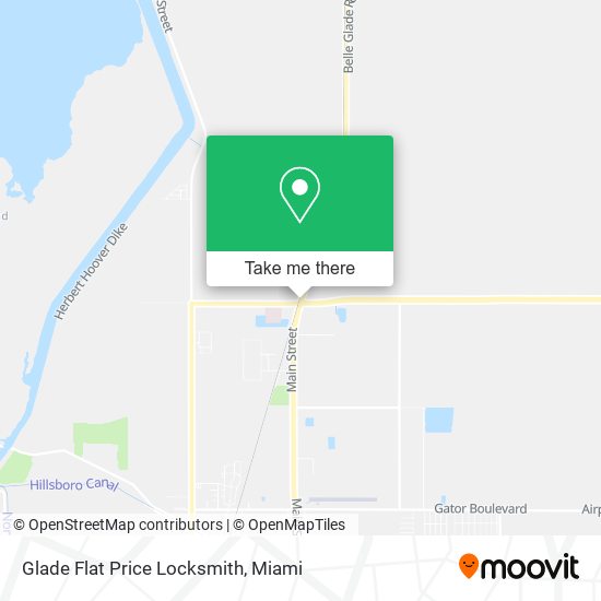 Mapa de Glade Flat Price Locksmith