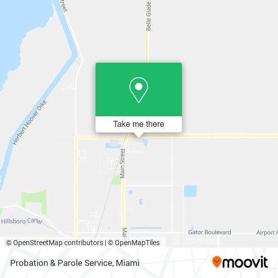 Mapa de Probation & Parole Service