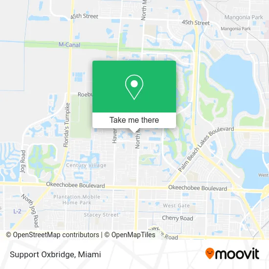 Support Oxbridge map