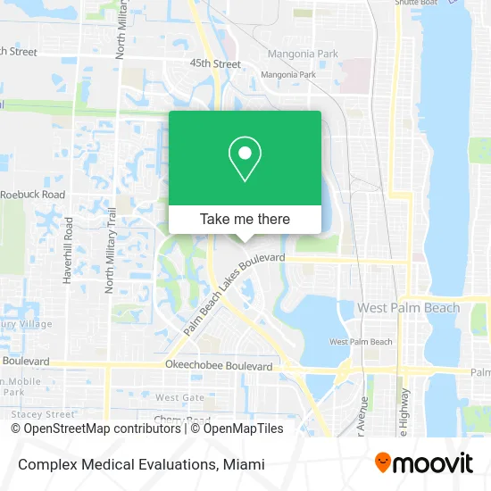 Complex Medical Evaluations map