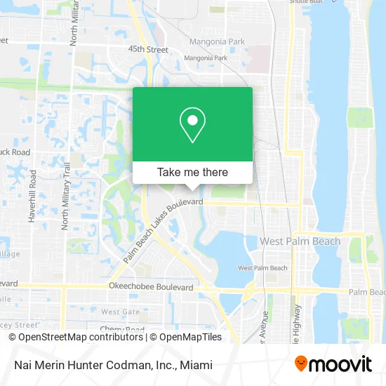 Nai Merin Hunter Codman, Inc. map