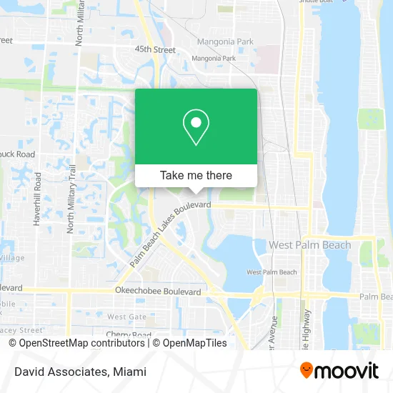 David Associates map