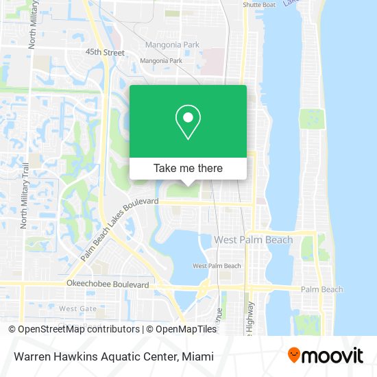 Warren Hawkins Aquatic Center map