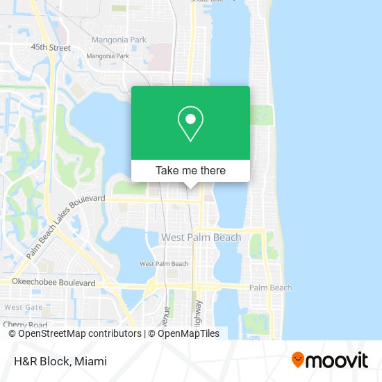 H&R Block map