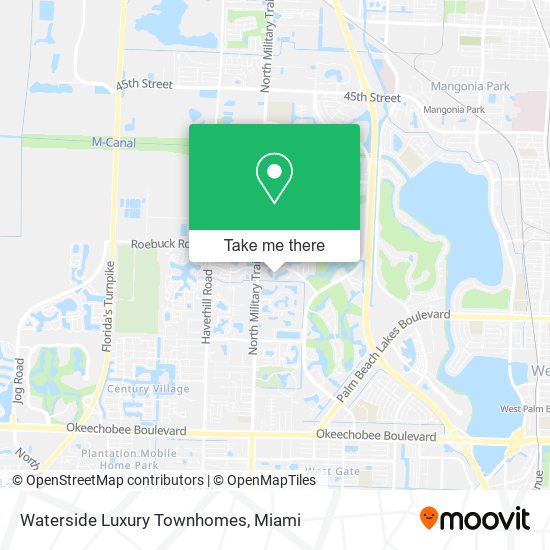Waterside Luxury Townhomes map