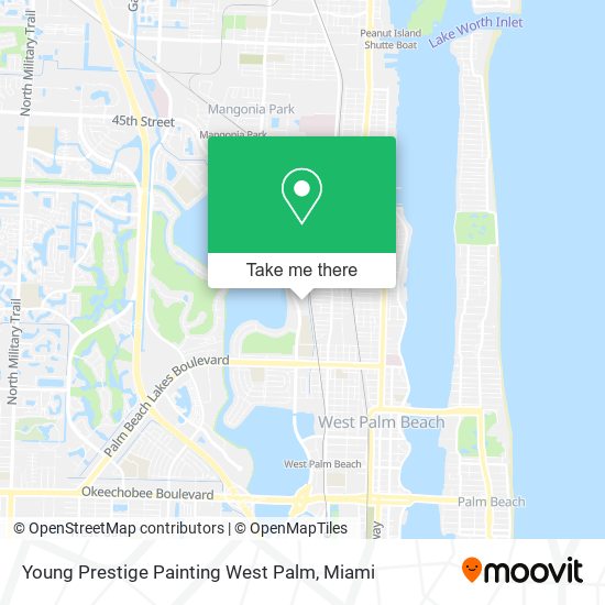 Mapa de Young Prestige Painting West Palm