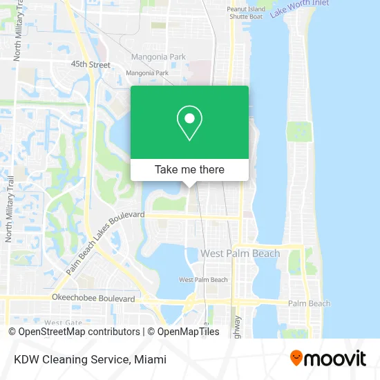 KDW Cleaning Service map