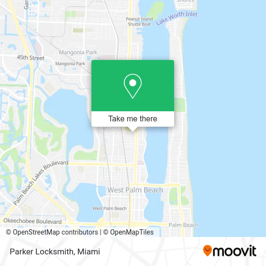 Parker Locksmith map