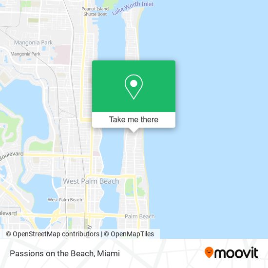 Passions on the Beach map