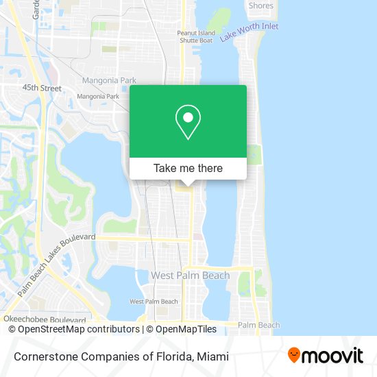 Mapa de Cornerstone Companies of Florida