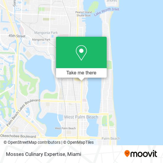 Mosses Culinary Expertise map