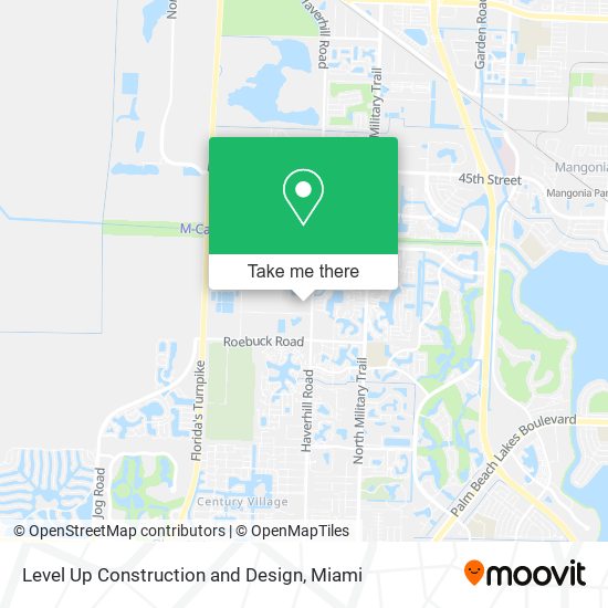 Level Up Construction and Design map