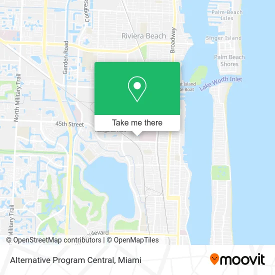 Alternative Program Central map