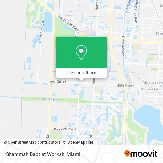 Shammah Baptist Worksh map